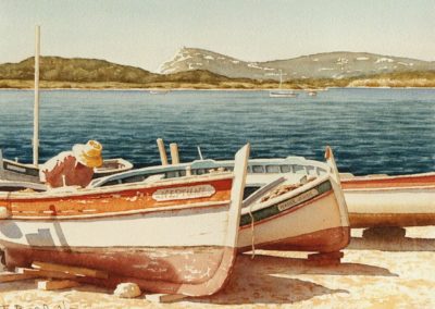 Aquarelle de François Beaumont, stages d’aquarelle, huile et carnet de voyage en Provence et au Maroc.