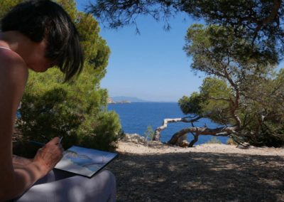 Stage d’aquarelle en Provence avec François Beaumont