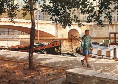 Aquarelle de François Beaumont, stages d’aquarelle, huile et carnet de voyage en Provence et au Maroc.