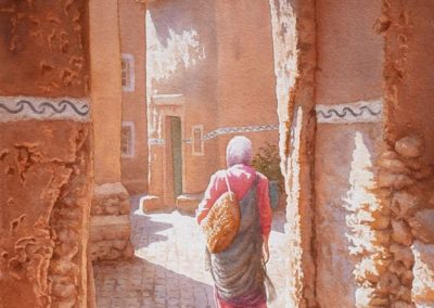 Aquarelle de François Beaumont, stages d’aquarelle, huile et carnet de voyage en Provence et au Maroc.