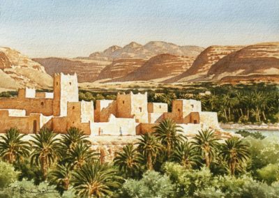 Aquarelle de François Beaumont, stages d’aquarelle, huile et carnet de voyage en Provence et au Maroc.