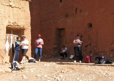 Vallée de l’ Ounila stage aquarelle et carnet de voyage au Maroc avec François Beaumont