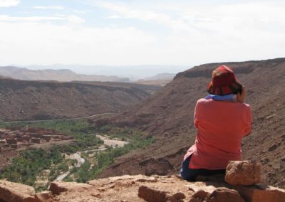 Vallée de l’ Ounila stage aquarelle et carnet de voyage au Maroc avec François Beaumont