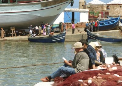 Essaouira stage aquarelle et carnet de voyage au Maroc avec François Beaumont