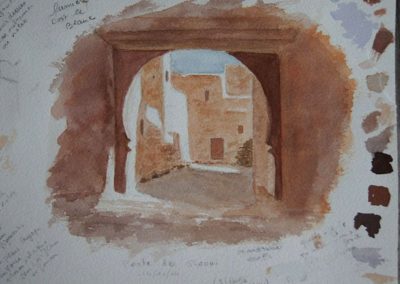 Tableau d’élève, stage de peinture en Provence et au Maroc avec François Beaumont