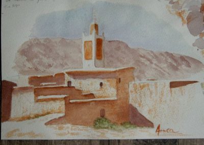 Tableau d’élève, stage de peinture en Provence et au Maroc avec François Beaumont
